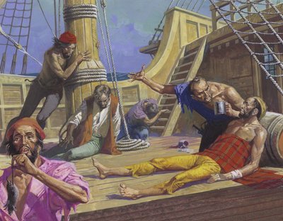 Os marinheiros de Magalhães na travessia do Pacífico de Severino Baraldi
