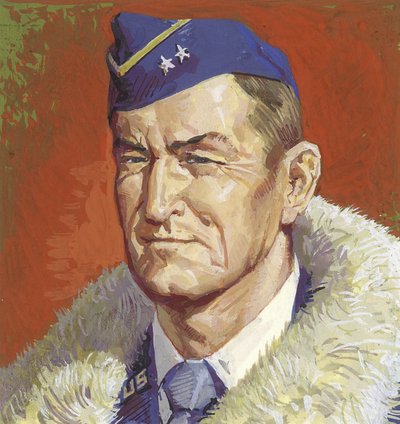 Guerra civil espanhola (guache sobre papel) de Severino Baraldi