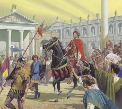 Teodorico entra em Roma no ano 500 d.C. de Severino Baraldi