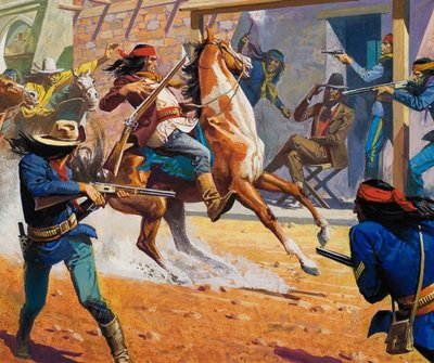 Cena não identificada com índios de Severino Baraldi