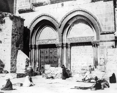 Entrada para a Igreja do Santo Sepulcro, 1865 de Sgt. James M. McDonald