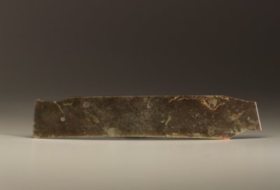 Implemento cerimonial (jade) de Shang Dynasty Chinese School