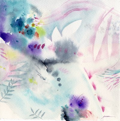 Jardim em tons pastel de sonho de Sheila Golden