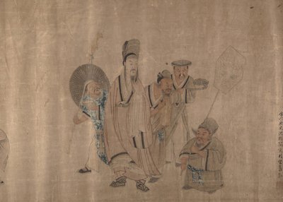 Pintura de Figuras, meados do século XIX. de Shen Zhenlin