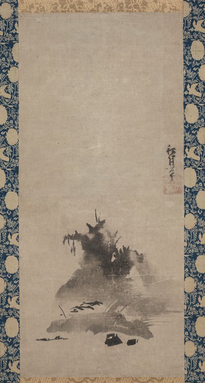 Paisagem de tinta lançada de Haboku, c. 1510. de Shugetsu Tokan