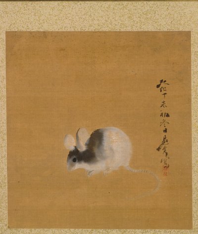 Mouse do álbum de pinturas de Shibata Zeshin
