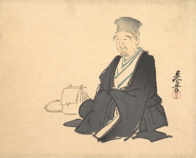 Retrato OP RQ, k. ,., K. . de Shibata Zeshin