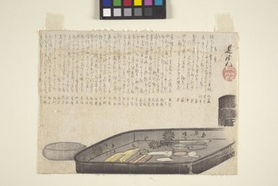 Conjunto de sanita, data desconhecida (impressão) de Shibata Zeshin