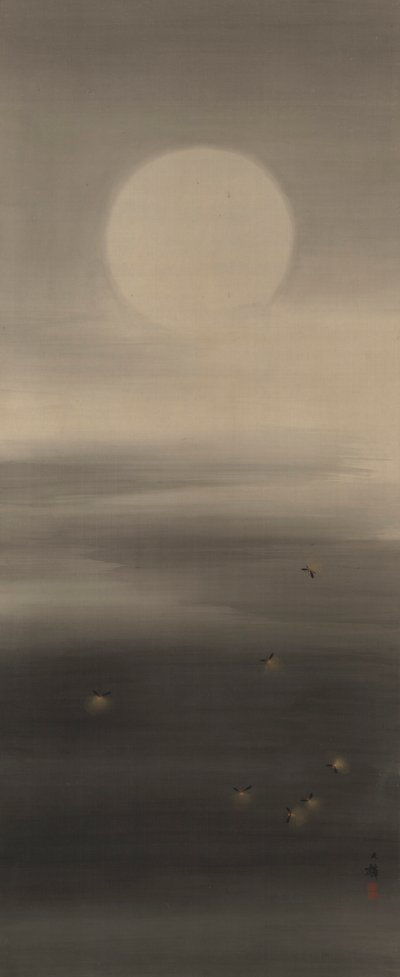 Sete pirilampos à luz da lua de Shiokawa Bunrin