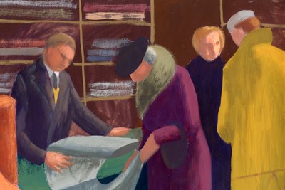 Loja de Draper, 1951. de Shirley Markham