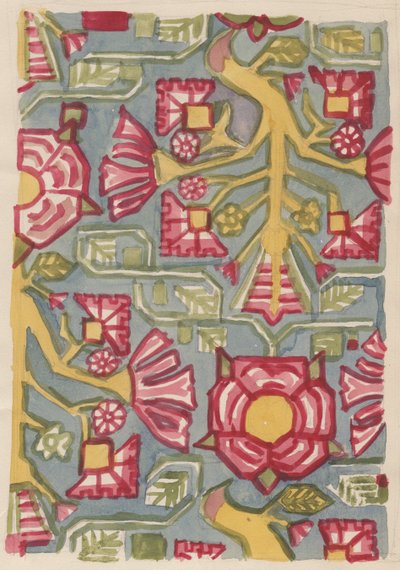 Desenho floral, c1950. de Shirley Markham