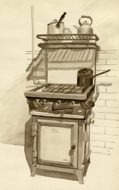 Fogão a gás, 1951. de Shirley Markham