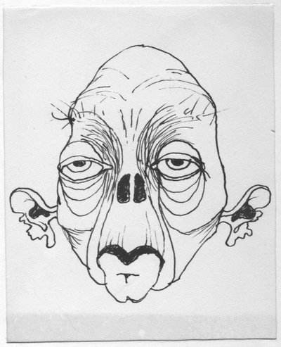 Rosto grotesco, 1952. de Shirley Markham