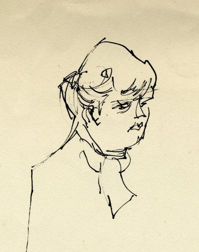 Cabeça de uma mulher, 1953. de Shirley Markham