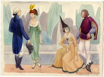 Traje histórico, 1951. de Shirley Markham
