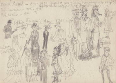 Traje histórico, c1950. de Shirley Markham