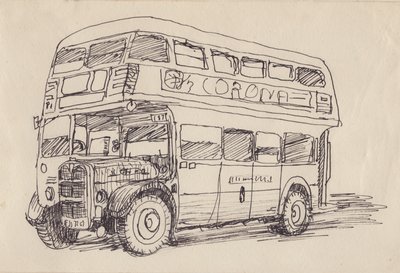 Ônibus Routemaster, 1951. de Shirley Markham