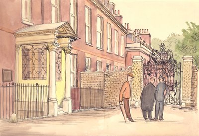 Apartamentos de estado, Palácio de Kensington, Londres, c1950. de Shirley Markham