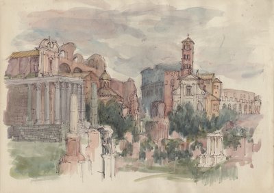 O Fórum, Roma, c1950. de Shirley Markham