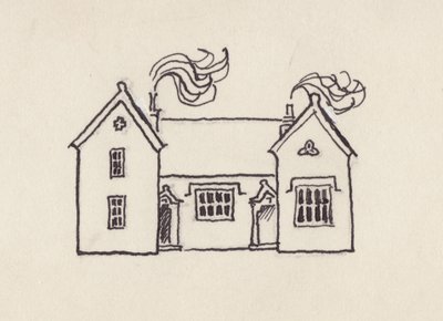 A Casa da Escola, Little Bedwyn, década de 1980. de Shirley Markham