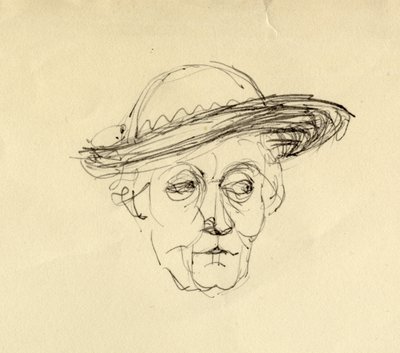 Mulher de chapéu, 1953. de Shirley Markham