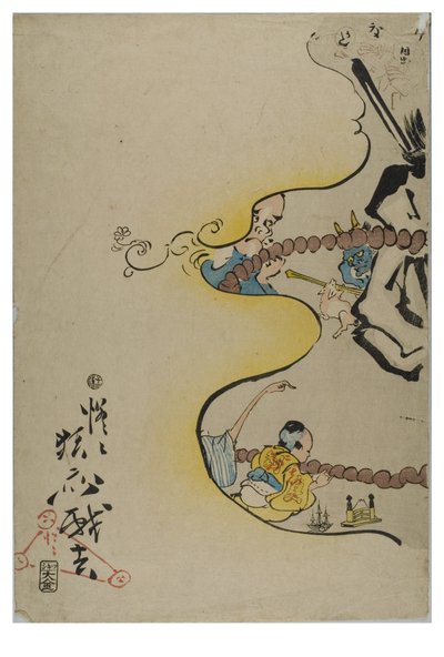BD.100 Voltas do Rosário de 100 Wildnesses de Kyosai de Shofu Kyosai