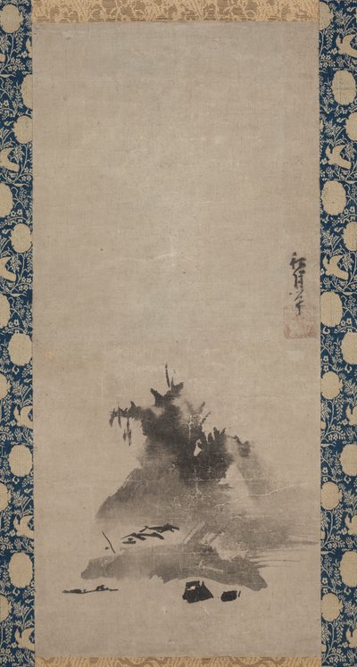 Paisagem de Haboku (tinta lançada) de Shugetsu Tokan