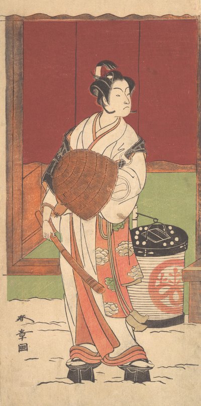 Tee c e r Ichikawa, um bom membro, Tee, f, Otonomiya, Ise d, As, mexilhões em pó, certo? 1772. de Shunsho