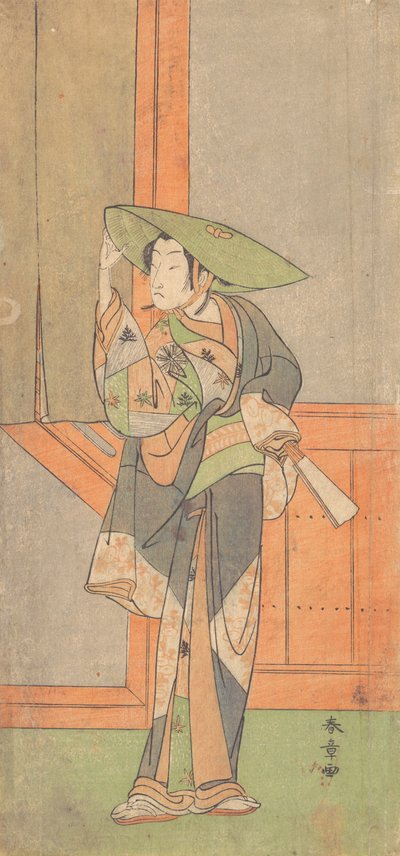 O Primeiro Nakamura Tomijuro no Papel de Izaemon, 2º mês, 1771. de Shunsho