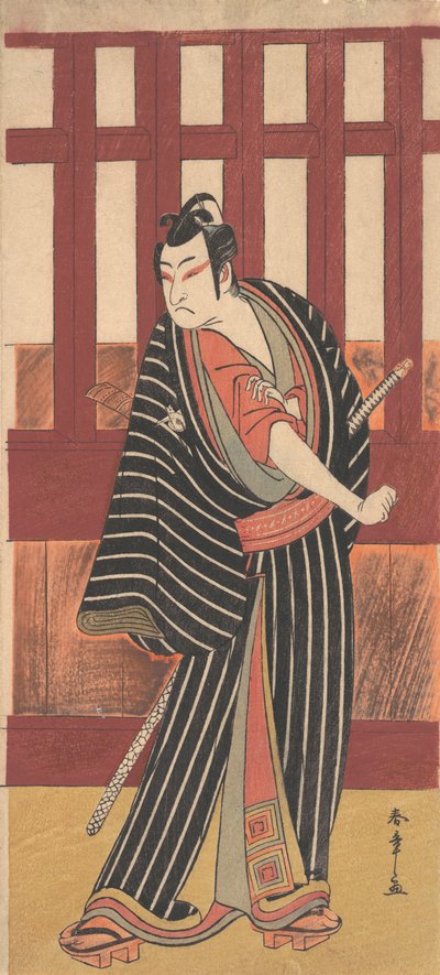 Tese agora d Ishikawa assistente te ji eh f Goose Gane Bunshichi, 1782. de Shunsho
