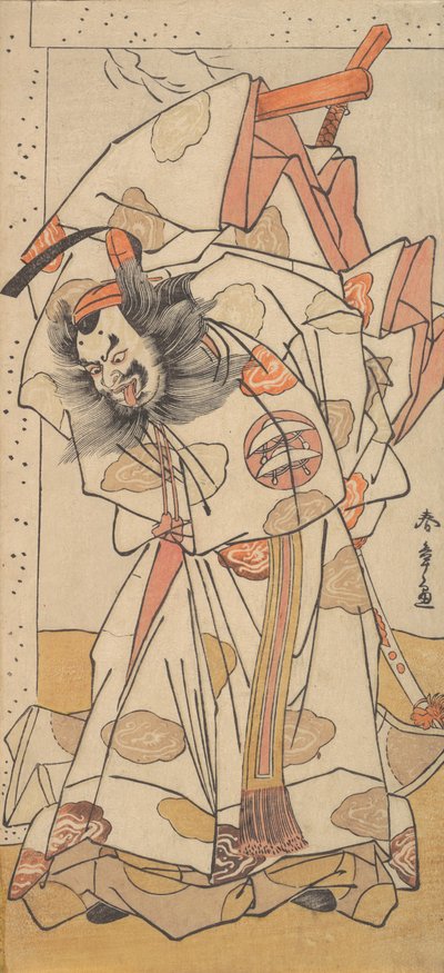 O Segundo Nakajima Mihoemon no papel de Sadaijin Jihei, 1776. de Shunsho