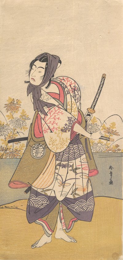 Membro feminino do Tet rd Segawa Kiku Tee Road f Quando o ancestral era Ji-shu, 2d Gate th, 1785. de Shunsho
