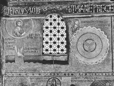 Criação do Céu e da Terra (mosaico) de Sicilian School