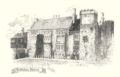 Dorset: Wolfeton House (litografia) de Sidney Heath