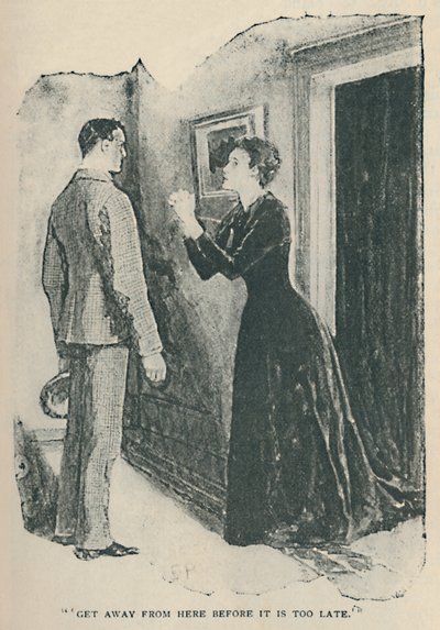Afaste-se daqui antes que seja tarde demais, 1892 de Sidney Paget