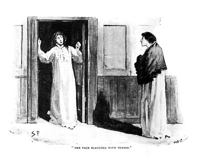 Seu rosto empalideceu de terror, 1892 de Sidney Paget