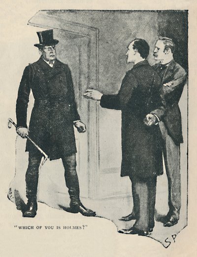 Qual de vocês é Holmes, 1892 de Sidney Paget