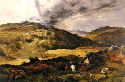 paisagem galesa de Sidney Richard Percy