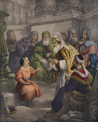 Cristo com os médicos no templo de Siegfried Detler Bendixen