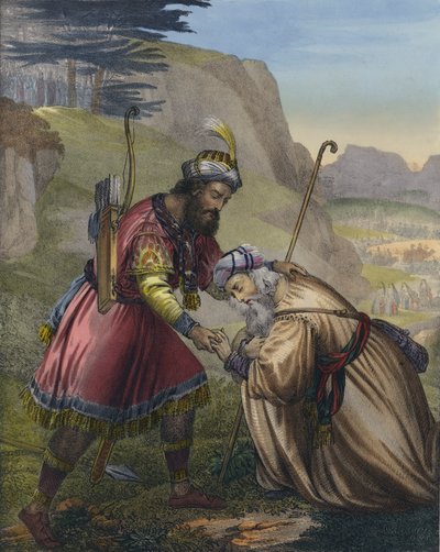 Jacobs reconciliação com seu irmão Esau de Siegfried Detler Bendixen