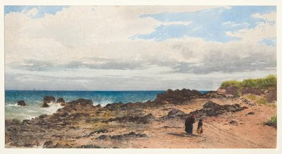 Paisagem (aquarela) de Silvestro Barberini
