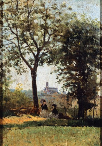 Monte alle Croci, de Silvestro Lega (1826-1895) de Silvestro Lega