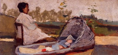O Berço, de Silvestro Lega de Silvestro Lega