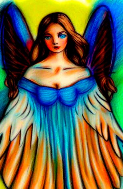 Cores do céu: O retrato de um anjo de Silvia Martini