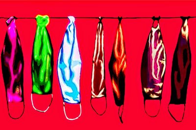 Rostos da pandemia: uma paleta de cores do silêncio de Silvia Martini