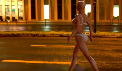 Esquema urbano: Reflexão nocturna de Silvia Martini