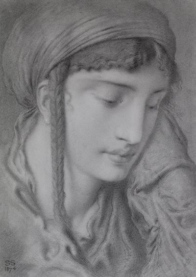 Uma menina hebraica de Simeon Solomon