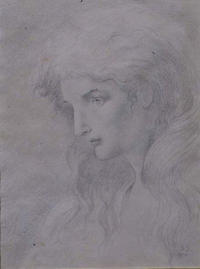 Cabeça alegórica de Simeon Solomon
