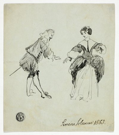 Cavalheiro e Dama de Simeon Solomon