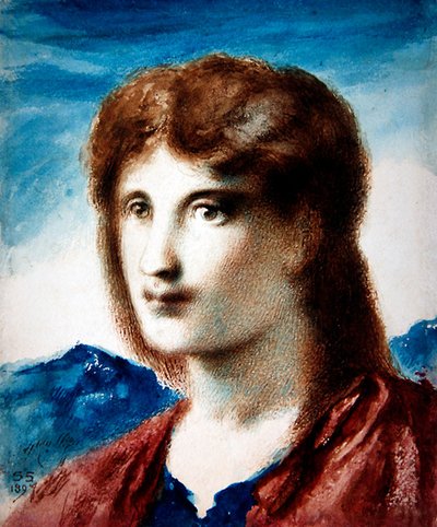 Cabeça de um Jovem de Simeon Solomon